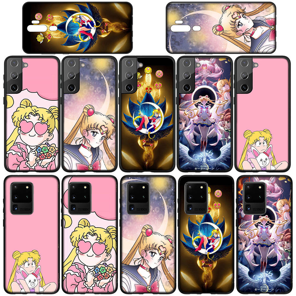 Kryt pro iPhone 16 15 Xiaomi Redmi Note 14 13 12 11 Pro Max X 8 9 16e Samsung Galaxy S25 S24 S23 Moto G85 OPPO Huawei Krásný pouzdro na telefon Sailor Moon