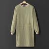 Nordic Style Cotton and Linen Long-Sleeve Apron