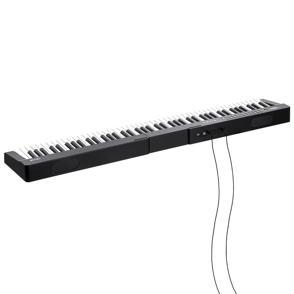 88 Key Digital Piano Keyboard Semi Weighted Full Size Electric Portable