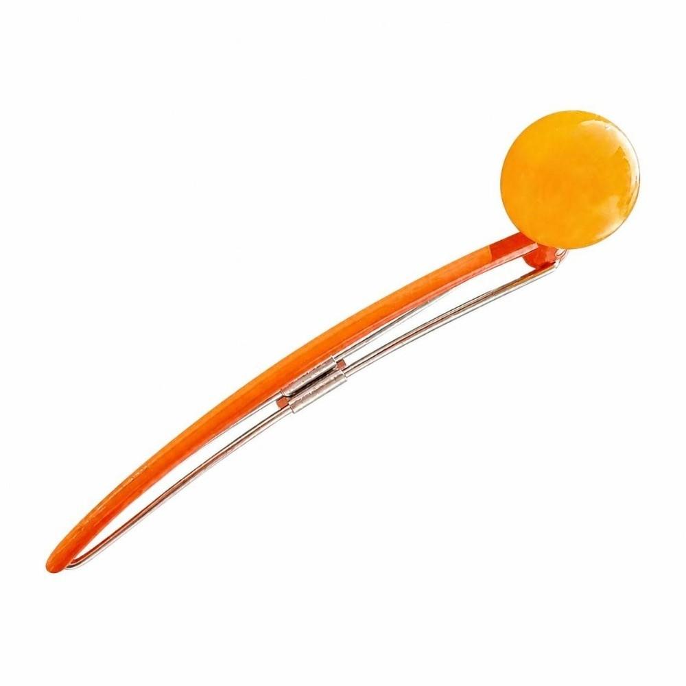 Candy Color Flower Hair Clip Colorful Bead Ponytail Hair Clip Hair Styling Tool  Back Head Updo