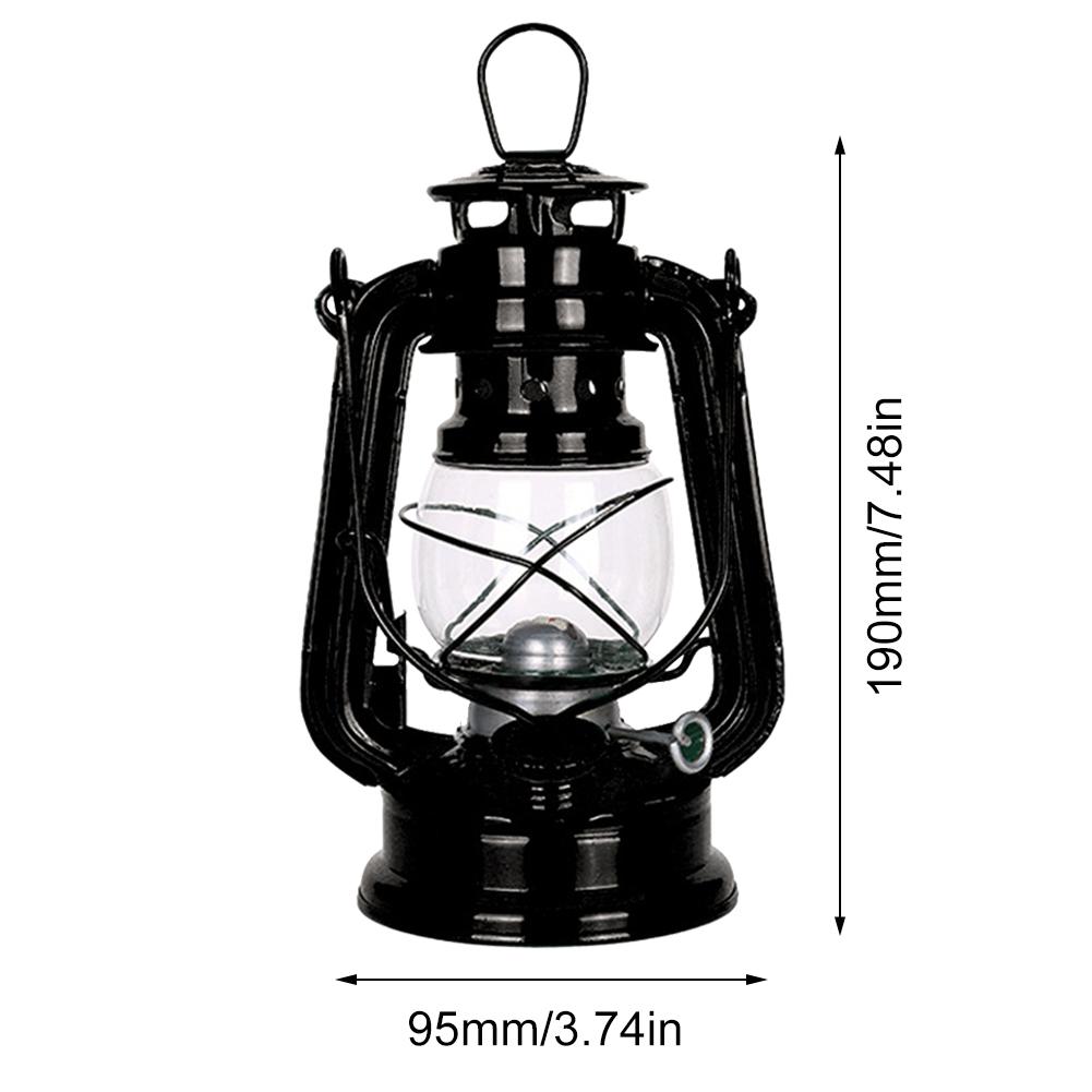 Metall Petroleumlampe Outdoor Camping Vintage Petroleumlampe Sturm Tischlampen mit Griff für Camping Zuhause Terrassenlampe