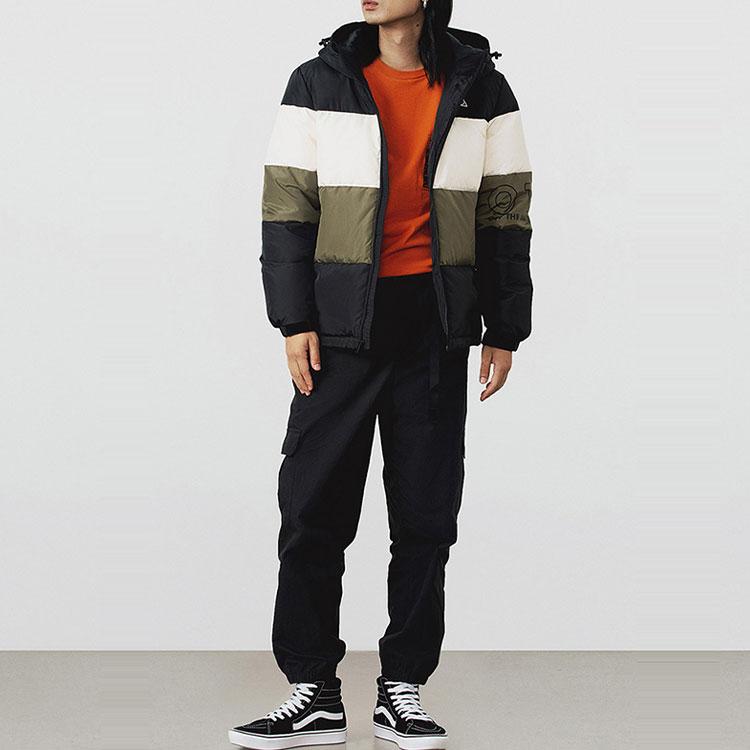 Vans Fashionable Comfortable Loose Down Jacket Winter Couple Men Outerwear Black VN0A54HOBLK