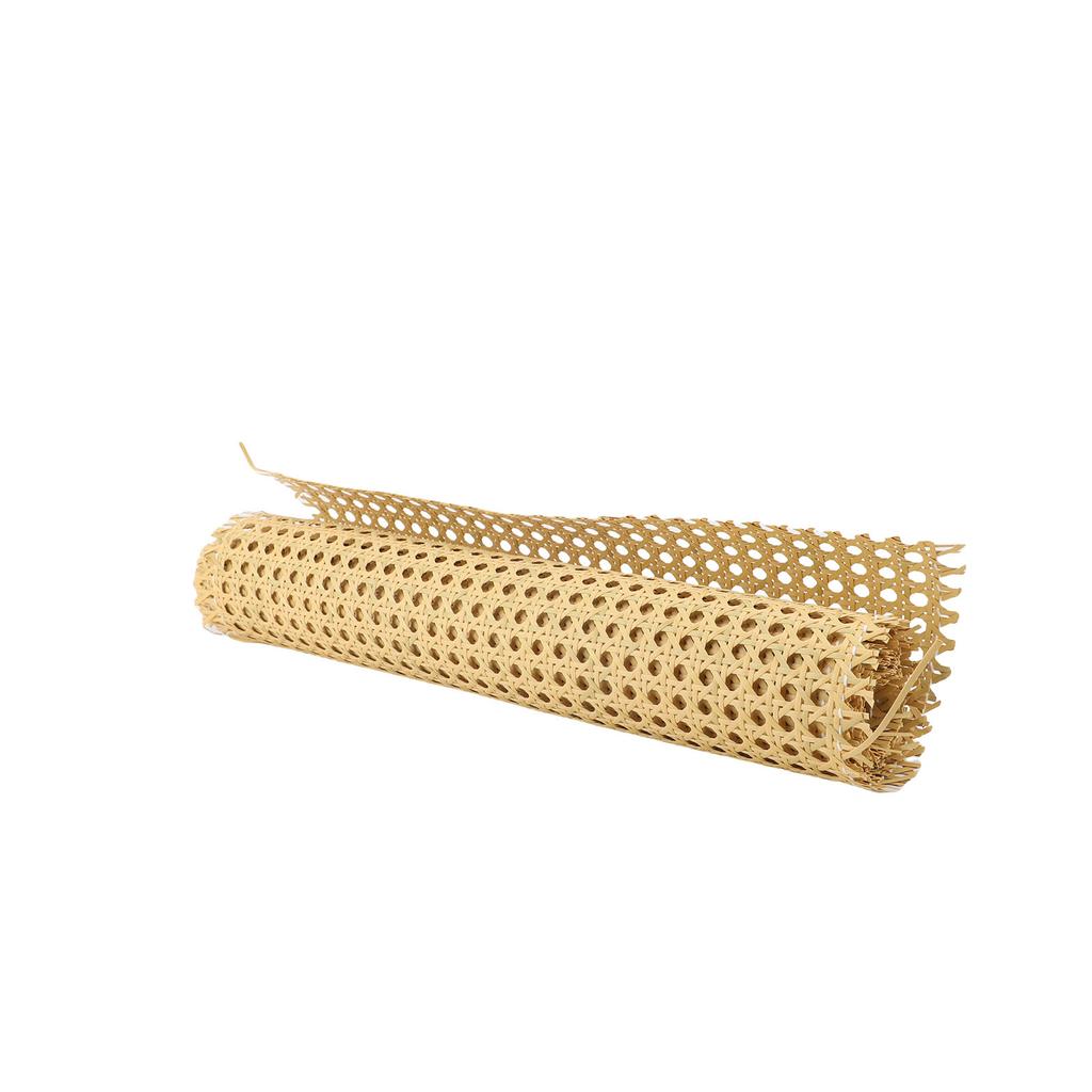 Imitation Rattan Geflechtrolle Gewebte Offene Masche Gepresste Rohrmatte für Stuhl Schrank Decke Bett Möbel Dekoration
