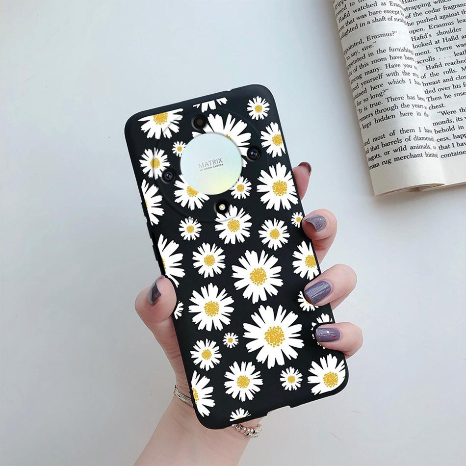 Case For Honor X9a X9b 5G Cover Silicone Soft Fashion Flower Back Shell Coque For Honor X9a X9b X9 a X 9 B 2023 Phone Case Funda