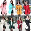 Ladies Womens Winter Coat Long Padded Quilted Puffa Jacket Warm Hooded Size Plus