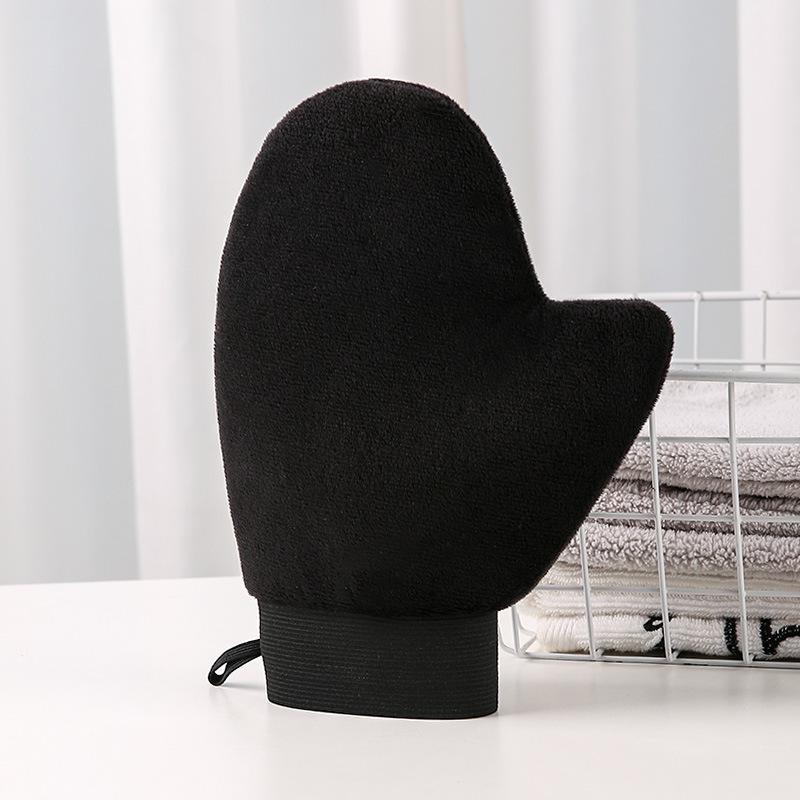 Body Lotion Glove Self Tanning Mitt Double Sided Prevents Sticky Hands Applicator Portable Quick Dry Flocking Glove A3