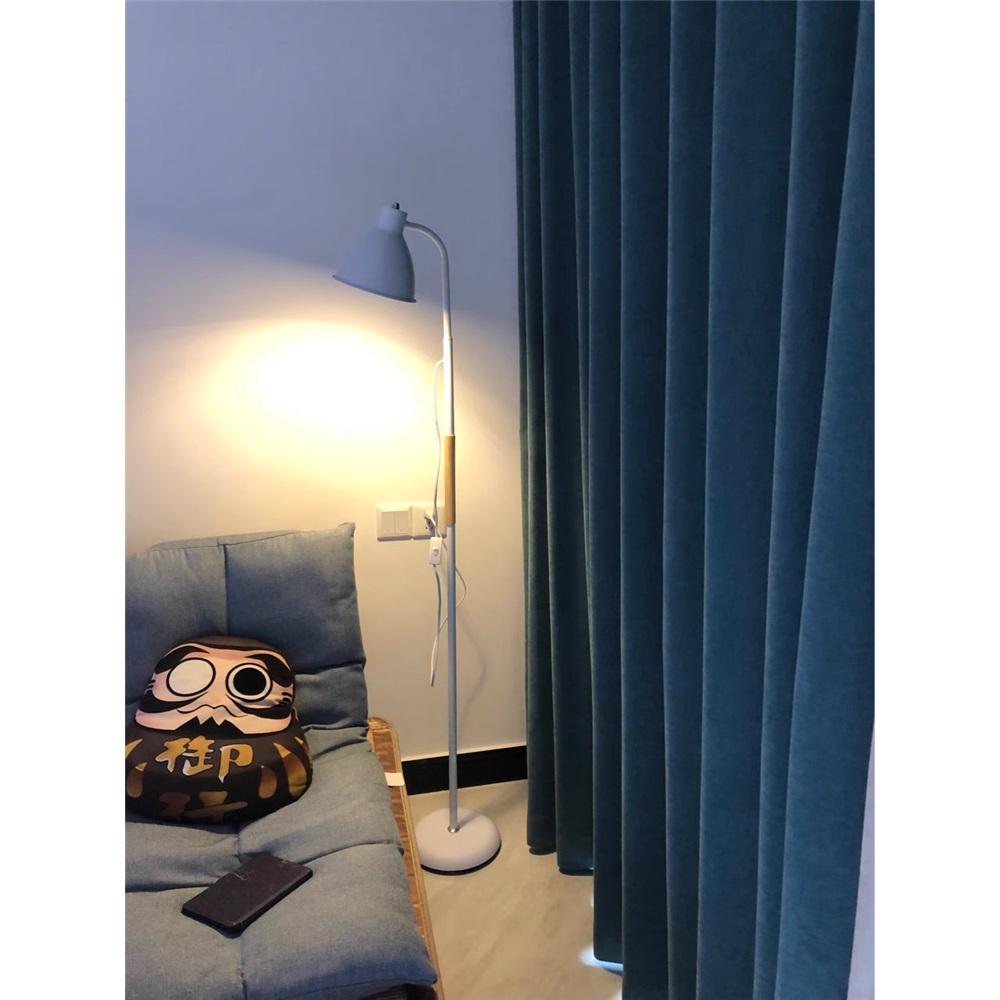 Modern Black LED Floor Lamps Creative Bedroom Reading Deco Dining Room Light Indoor Bulb Dimming White Adjustable