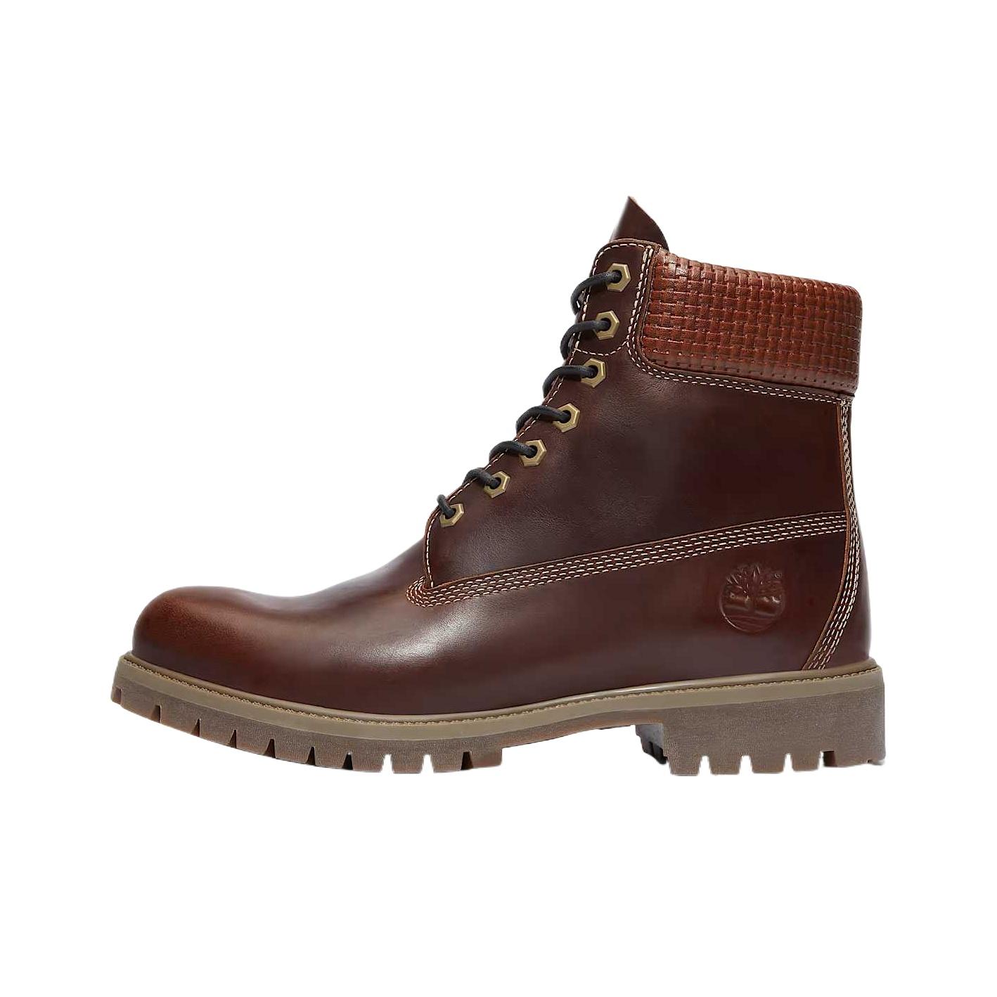 Timberland 6-дюймовые премиальные водонепроницаемые ботинки коричнево-черные мужские кроссовки TB0A2P6W-EIU 41