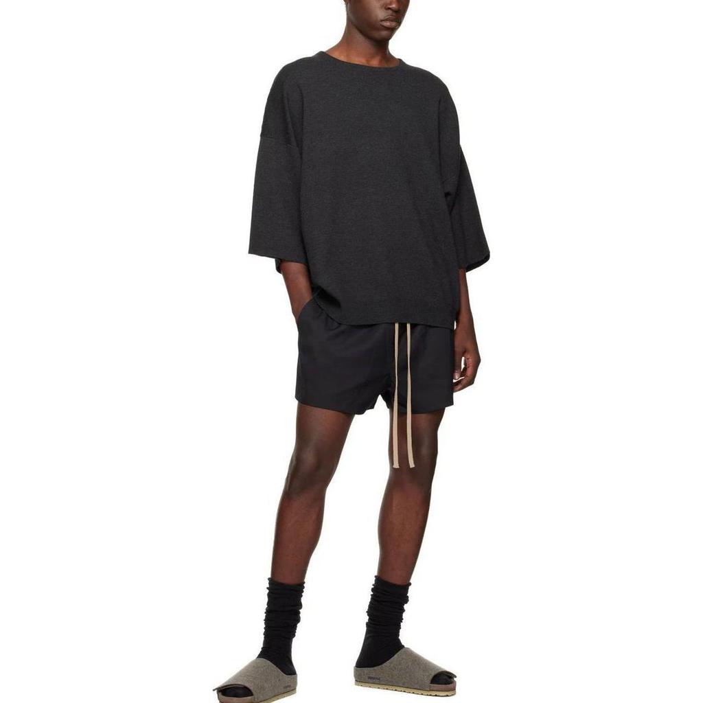 Fear Of God SS23 Eternal Series Nylon And Wool Blend Twill Shorts Men Shorts Black FOG-SS23-758