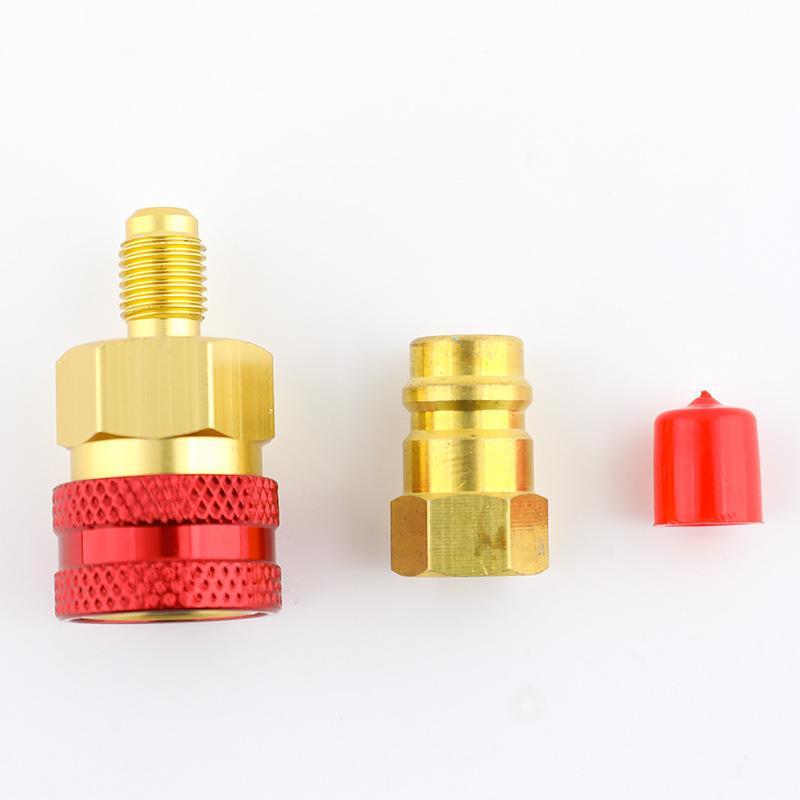 Car Airconditioning Fitting For For R1234Yf To R134A High Low Side Adapter Fitting Connector Hotadapter Quick Fitting Coupler