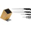 WMF FlexTec Spitzenklasse Plus Knife Set, 5 Pieces, Bamboo (3201113140)