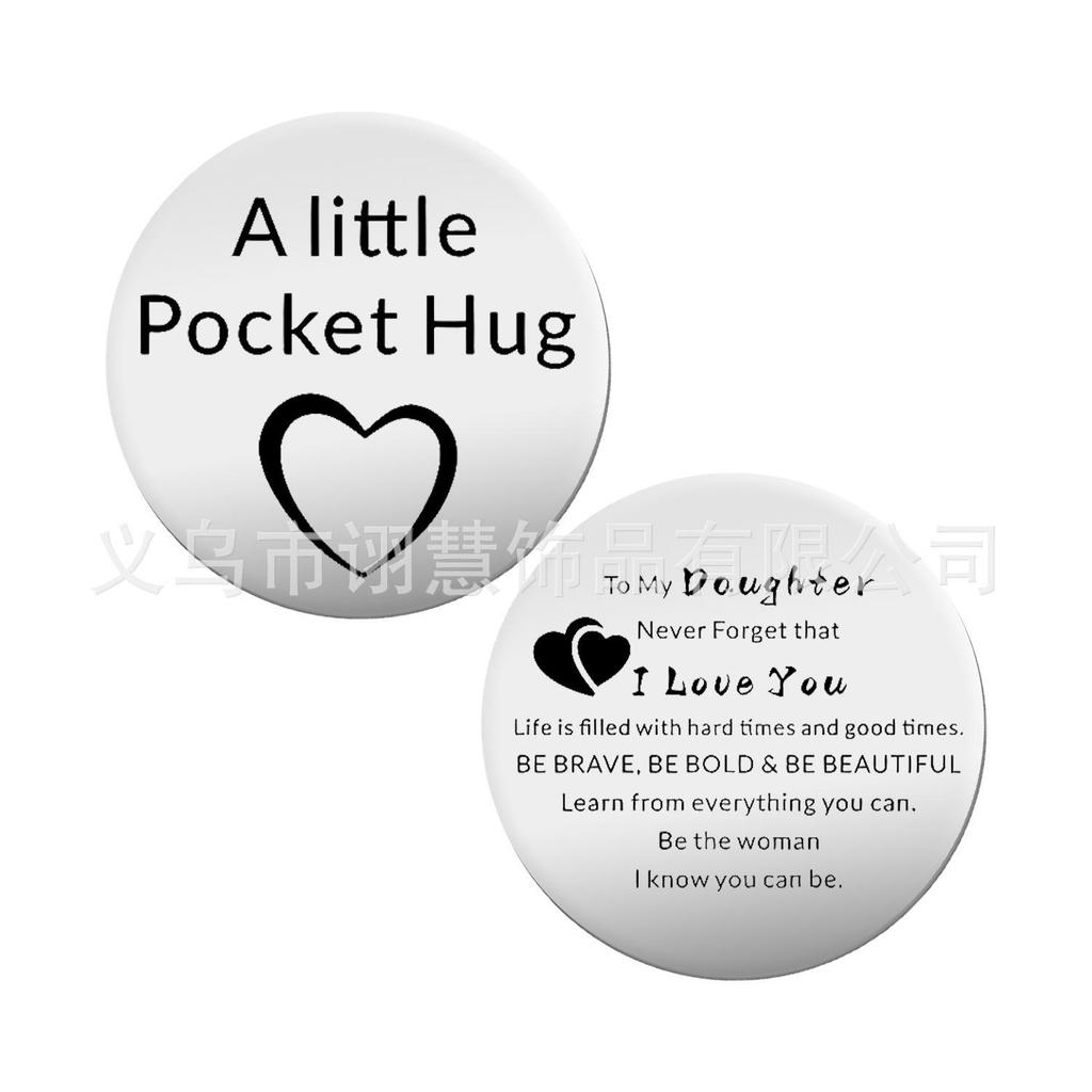 Cross-border PockHug Pocket Hug Decision Coin Keychain with Leather Case