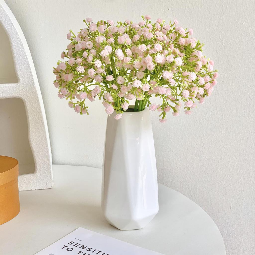 Baby's Breath Soft Rubber Artificial Flower Bouquet for Living Room Decor