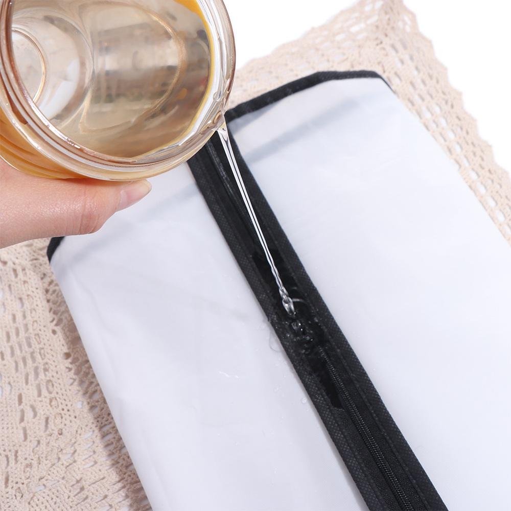 Transparent Garment Dust Case with Zipper Clothes Dust Cover Multi Size   Household