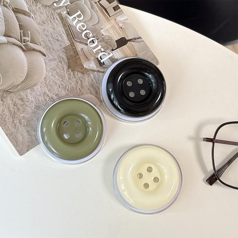 Candy Button Telescopic Air Cushion Ring, Mobile Phone Airbag Bracket, Magnetic Desktop Support, Niche Accessories, Decorations