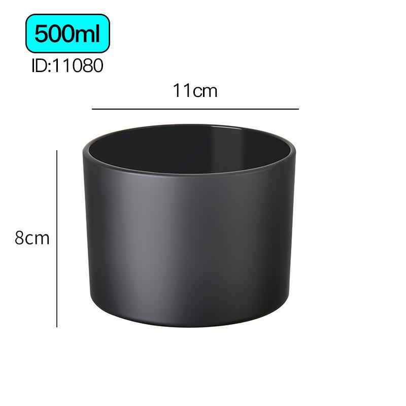 Frosted Glass Aroma Diffuser Candle Holder with Lid