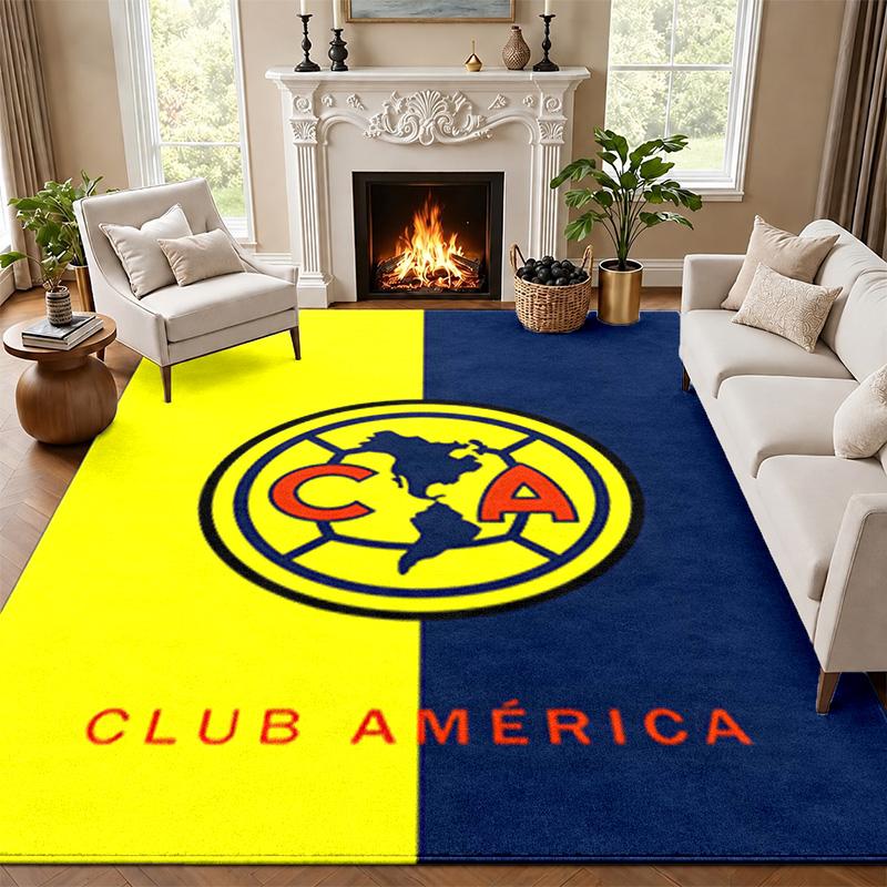 Club America Carpet Door Mat for Living Room or Bedroom Protective Mat Under Chair Office Decoration Christmas Gift Birthday Present
