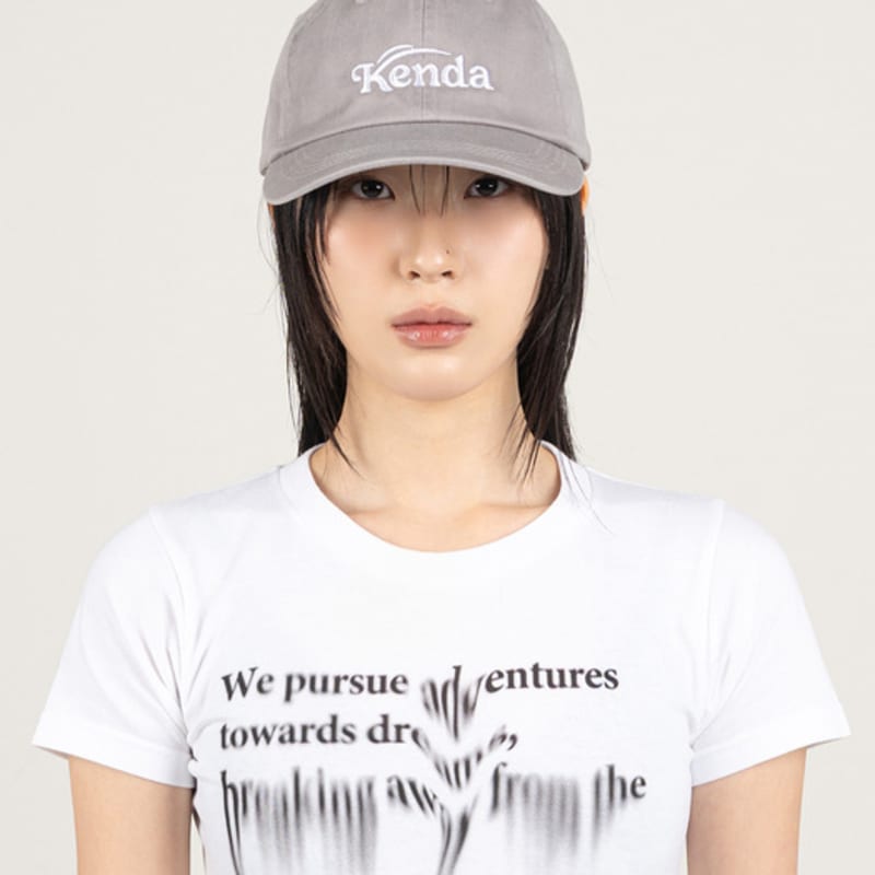 KENDA CLASSICA LOGO BALL CAP - GRAY / BABC01-14s