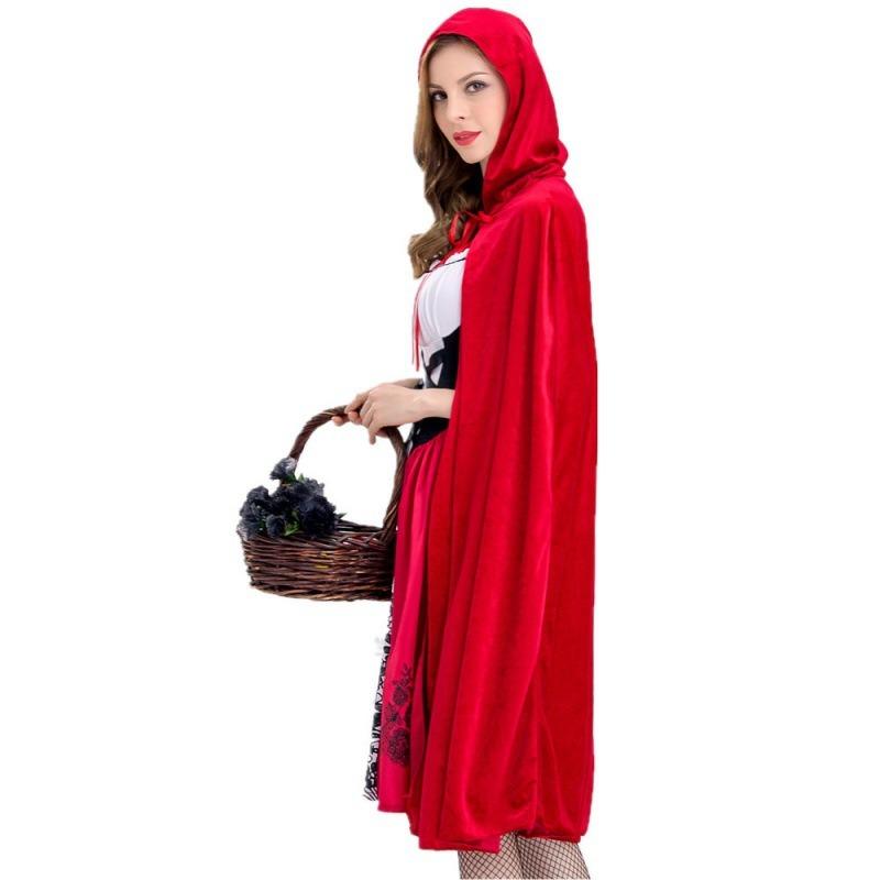 Plus size Halloween cape Little Red Riding Hood costume, role-playing game uniform