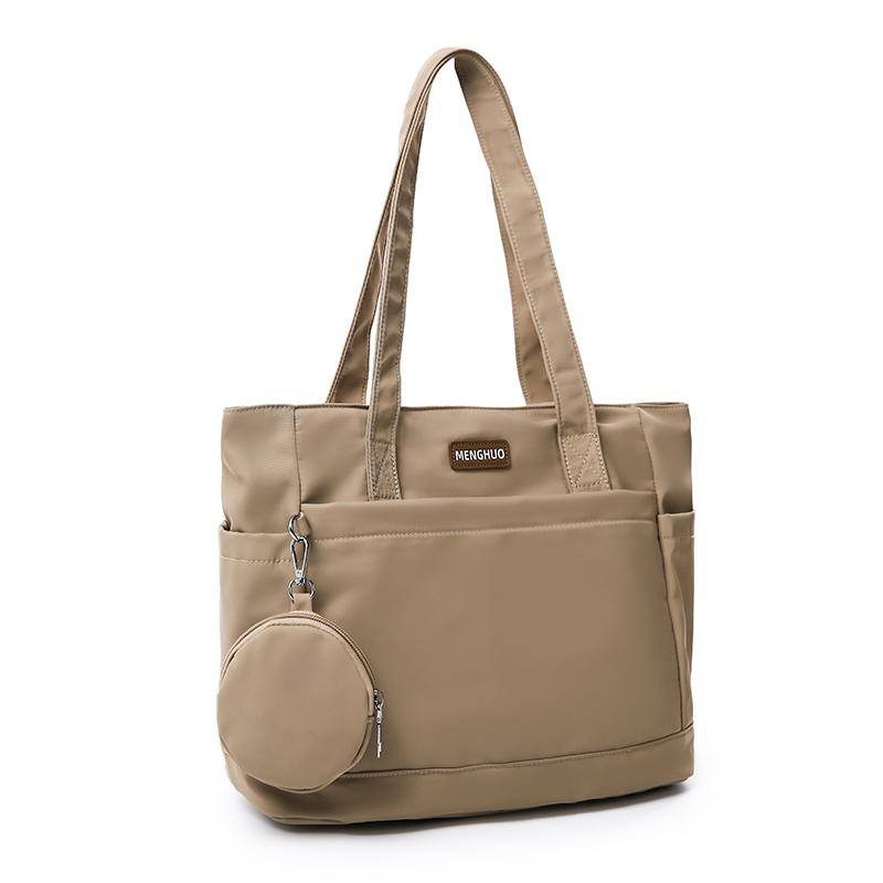 

Вместительная наплечная сумка однотонная сумка-тоут студенческая сумка хаки