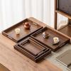 Rectangular Bamboo Wooden Tray With Handle Dessert Pallet Decorate Tray Serving Tray  Coffee Table