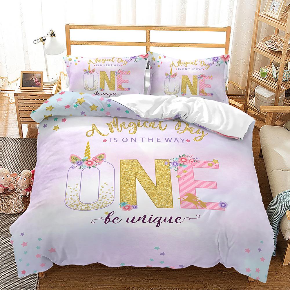 

Комплект пододеяльника на тему животных Медуза Русалка Мультяшный узор Кавайный постельный комплект Кинг Твин Фулл Размер Полиэстер Пододеяльник EU single(135x200cm)