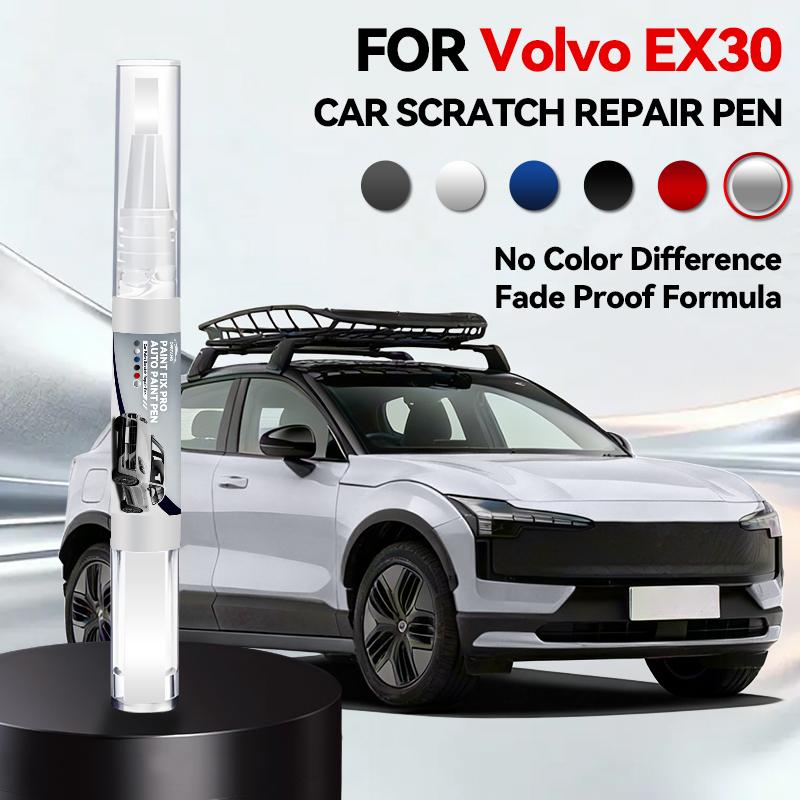 For Volvo EX30 Car Paint Repair Pen Touch Up Scratch Remover DIY Auto Accessories Gray White 707 Black 717 Blue Fluorite Yellow