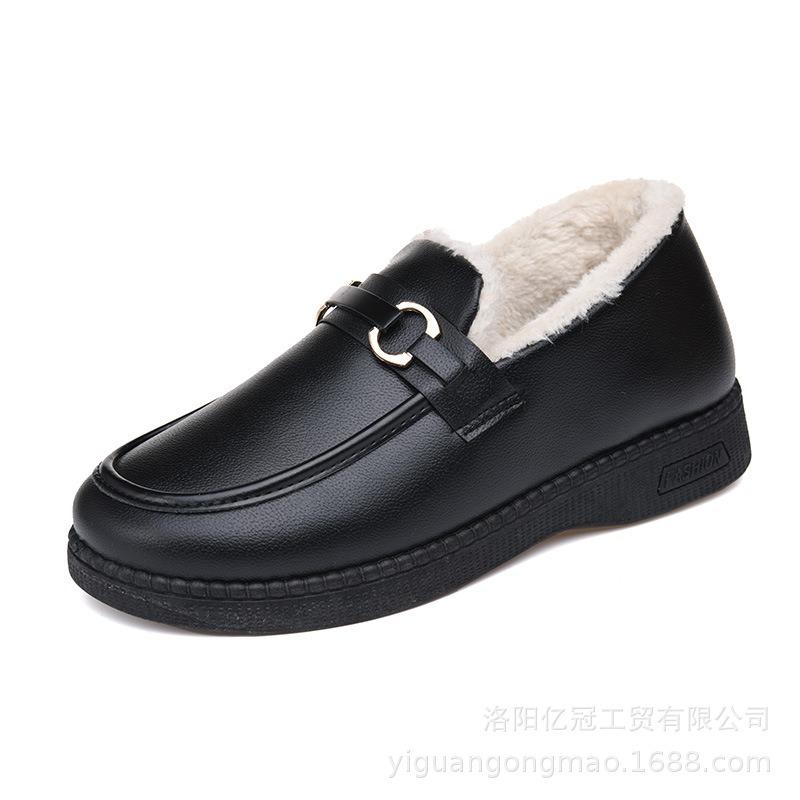 Winter cotton shoes women's cotton shoes middle-aged mother shoes old Beijing non-slip wear-resistant fashion casual old Beijing women's shoes