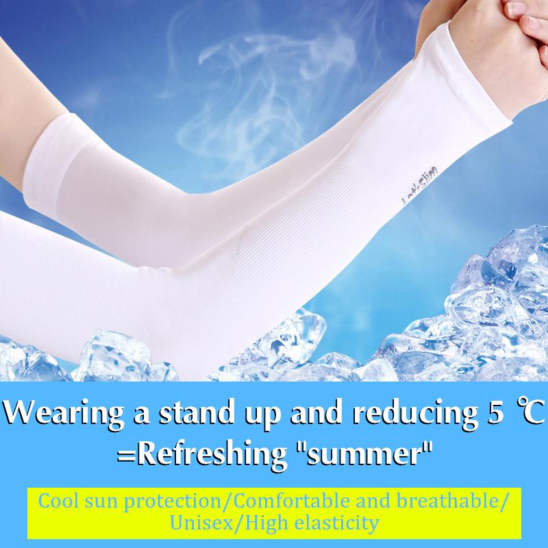 Outdoor Sports Ice Cream Sunscreen Sleeve Hand Male Bicycle Cycling Arm Sleeves Uv Protection For Men And Women