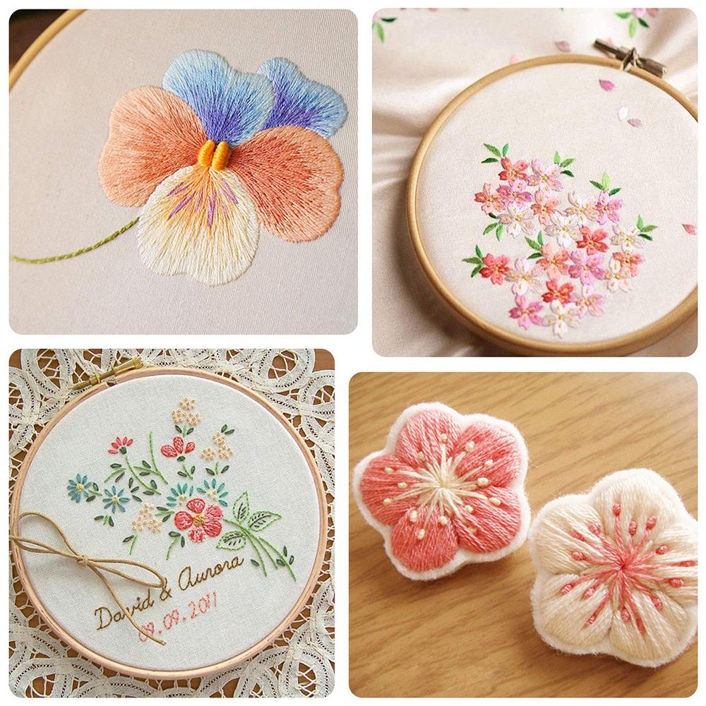 100/200/447Color Cross Stitch Embroidery Thread Embroidery Thread Polyester Cotton Thread Embroidery Line DIY Craft Sewing Tool