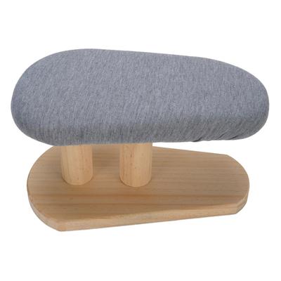 Sleeve Desk Ironing Board with Wood Support Base Portable Tabletop Ironing Stool for Home Sewing