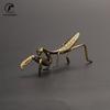 Antique Copper Ornament Brass Mantis Dragonfly Bee Cricket Figurines Miniature Insect Collection Statues Feng Shui Gifts
