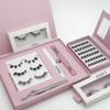 10 Days Pre Cut Eyelash Kit Soft Natural Cear Band 14mm Private Label Diy Eyelashes Cluster Lash Set