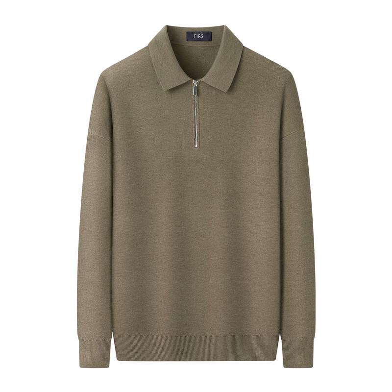 Men's Heavyweight Business Casual Polo Knit Sweater