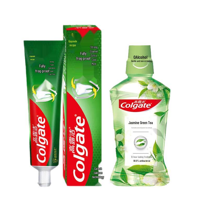 

Colgate Anti-Cavity Mint Toothpaste & Mouthwash Combo