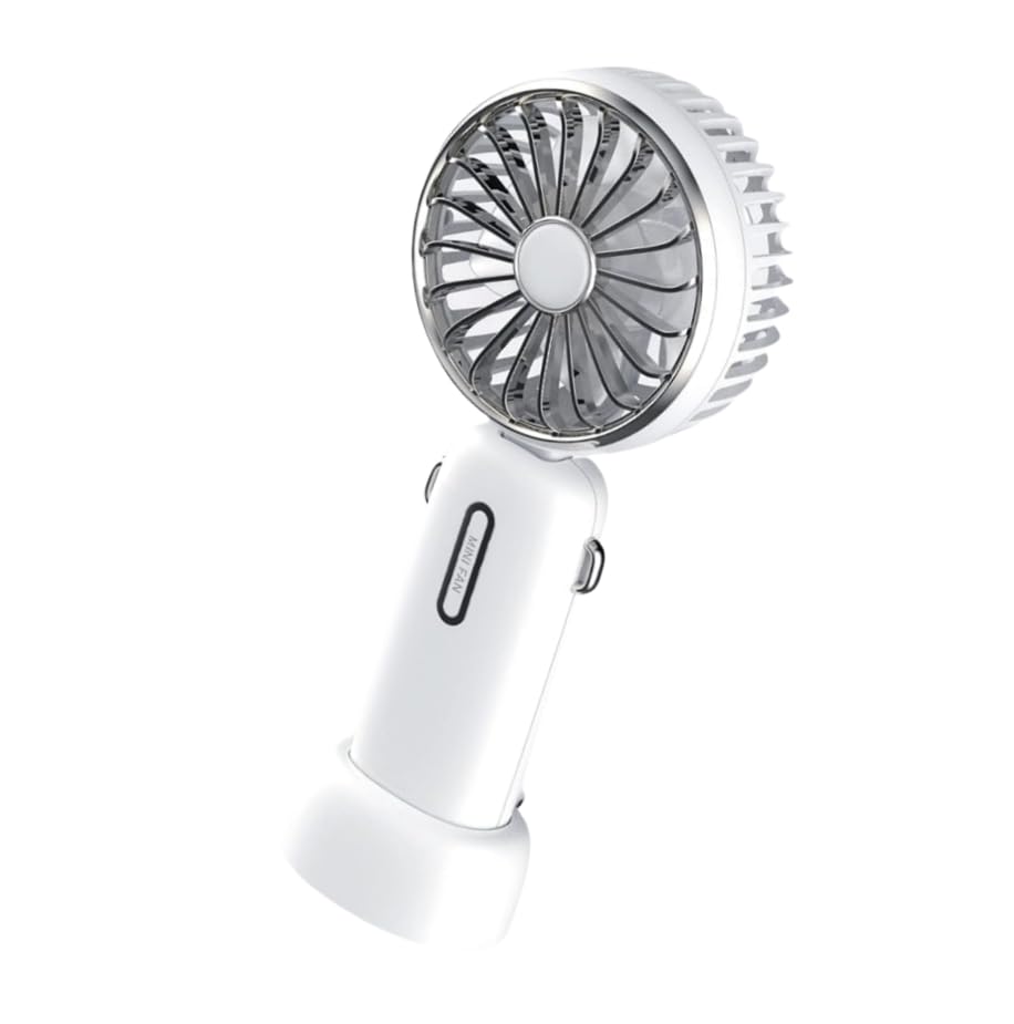 

Handheld Fan GXSL40 Portable 4800mAh Large Up to 25 Hours of Continuous 3 Levels of Air Volume 20dB Handy USB Neck Lightweight and For Single Heat белый