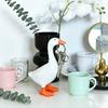 1Pc Magnetic Goose Key Chain Home Decoration Sculpture Office Desk Decoration Resin Goose Duck Sculpture Tool Rack Home Gift