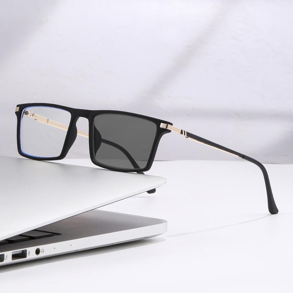 Blue Ray Blocking Presbyopia Eyeglasses Multifocal Hyperopia Glasses Optical Eyewear  Office Strength 150 чёрный