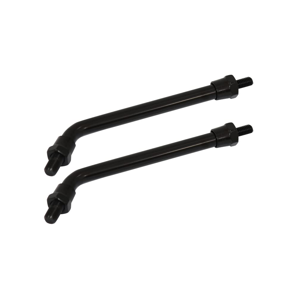 

Motorcycle Z2 Type Repair Replacement Middle Mirror 2 Pieces Stays, Black, 10mm, чёрный