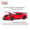 Maisto 1:18 2022 Porsche 911 GT3 Blue Sports Car Static Die Cast Vehicles Collectible Model Car Toys