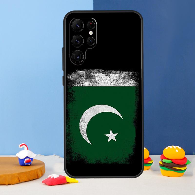 Pakistan Flag Phone Case For Samsung Galaxy S24 S25 Ultra S9 S10 S20 S22 S21 S23 Plus S24 FE Cover Coque