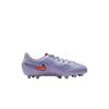 Nike Tiempo Legend 10 Synthetic Leather Comfortable Versatile Trendy Kids Football Shoes Kids Football Shoes Purple DV4349-402