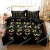 Alphabet Lore Beding Set 3D Printed Suitable for Bedrom Soft with Soft Fabric Duvet Cover Set With Pilowcases Children Kids Home Textile