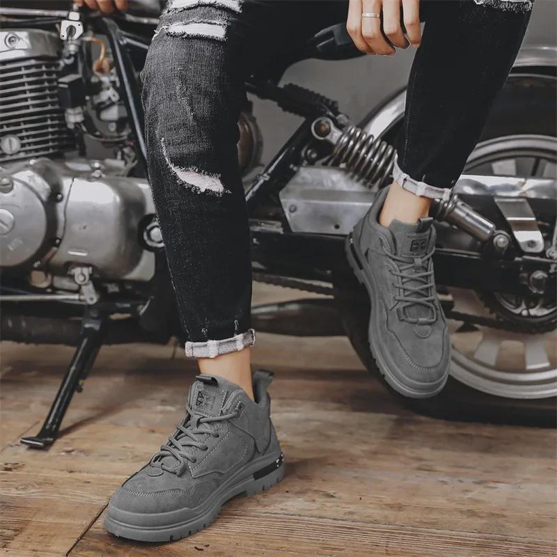 Men's Autumn/Winter Martin Boots: Fashionable Outdoor Work & Casual Korean High-Tops