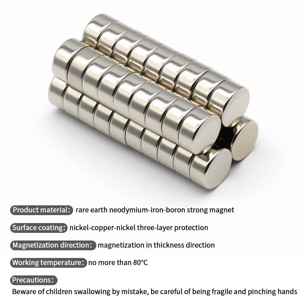 10x5mm Super Strong Neodymium Magnet N35 NdfeB Permanent Magnetic Imanes Round Powerful Magnets Refrigerator