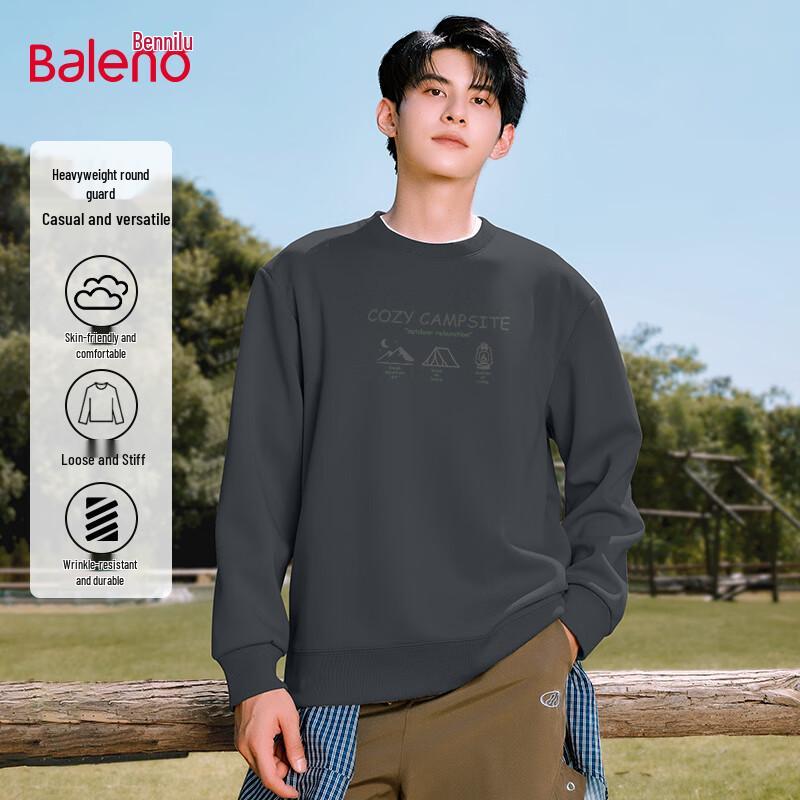 

Baleno Men s Loose Fit Round Neck Sweatshirt L