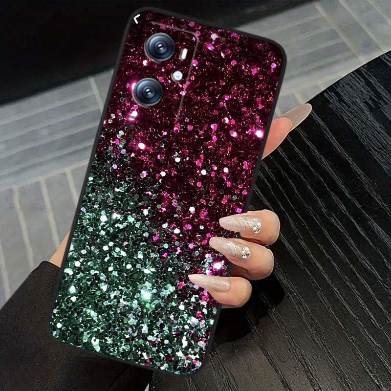 Shining creative patterns For OPPO Reno 5 6 7 A96 A40 A58 Realme GT A74 A78 Neo2 A74 A78 Find X5 X3 X7 X8 Black Phone Case