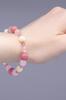 Liisha Power Stone Bracelet for Love and Inspired by Onmyodo Master Keiya Features Natural Rose Pink and Amulet for Good Made in Marriage, Takahashi.
