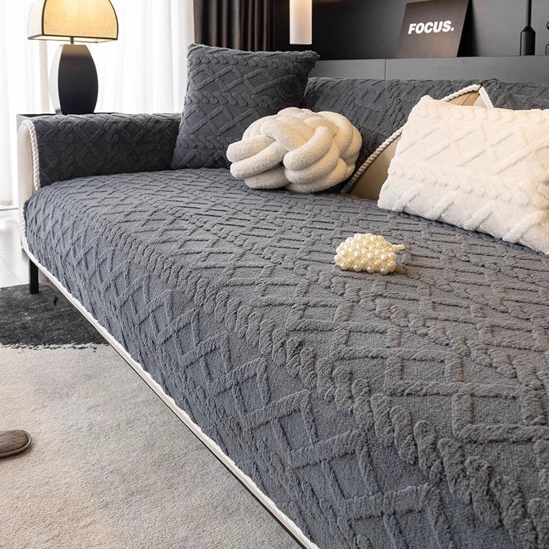 Pernă de canapea 2025 nouă universală pentru patru sezoane anti-alunecare pernă de șezut husă de canapea high-end de lux ușor husă simplă de praf