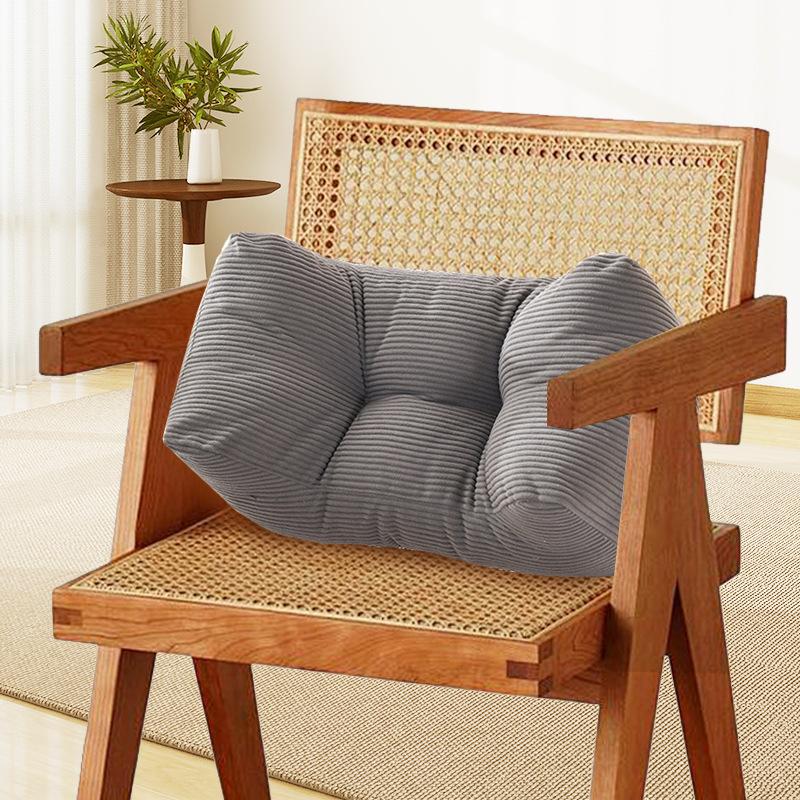 Vintage Style Thickened Multi-Functional Pillow - Hand Wash, Office Chair and Home Decor Polyester Back Cushion, Lumbar Support Nap Pillow